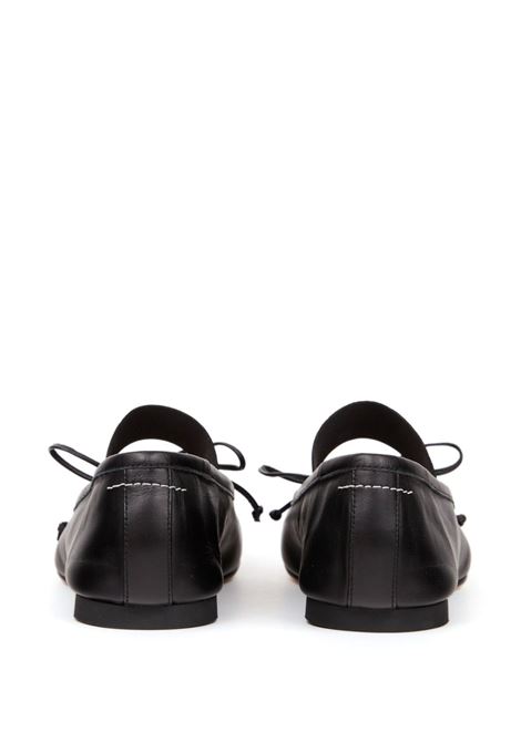 Black Anatomic Numbers-motif leather ballerinas Mm6 maison margiela - women MM6 MAISON MARGIELA | S59WZ0099P3628T8013
